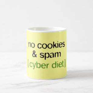Caneca De Café Cyber Diet - Sem cookies e spam
