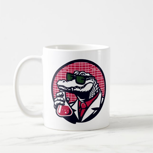 Caneca De Café Cyber News Gator Mug (Esquerda)