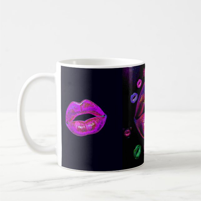 Caneca De Café Cyber Venus Lips  - My Lips R 4 U (Esquerda)