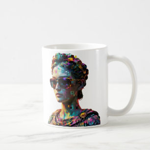 Caneca De Café Cyberpunk Gregory Statu Mug - Estética Vaporwave