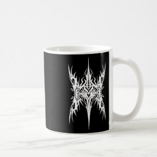 Caneca De Café Cybersigi - Cybersigi - Borboleta Sigil Futurístic