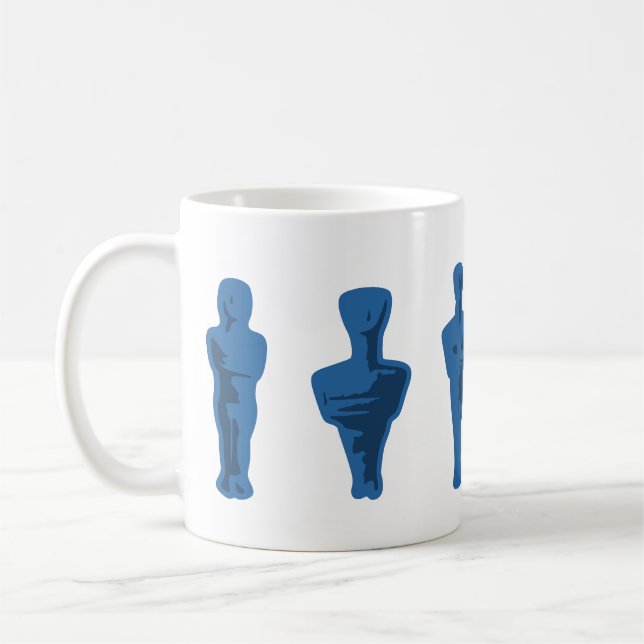 Caneca De Café Cycladic Figurines (Esquerda)