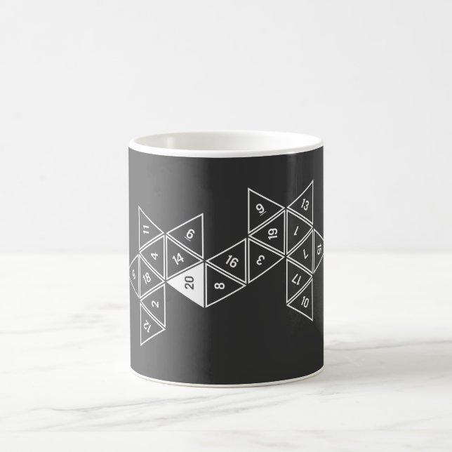 Caneca De Café D20 Unrolled (Centro)