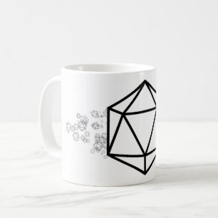 Caneca De Café D20, vinte lados