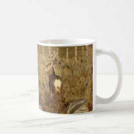 Caneca De Café D30 Cervos Mulares Machos