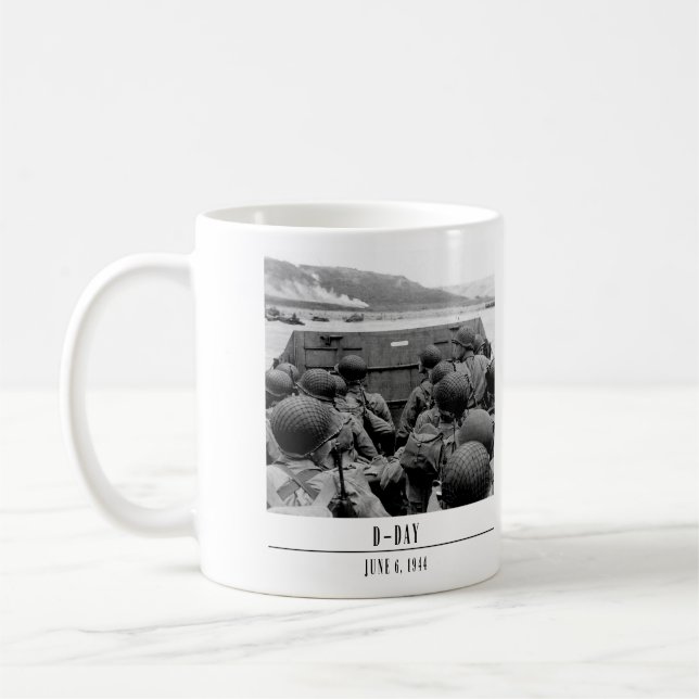 Caneca De Café D-DAY, June 6, 1944 (Esquerda)