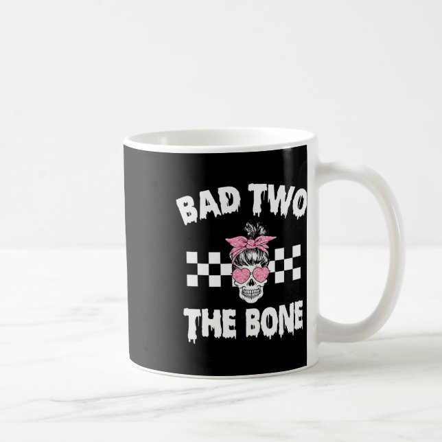 Caneca De Café D Dois O segundo De Aniversário Do Osso Halloween  (Direita)
