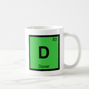 Caneca De Café D - Dover Delaware Química Símbolo da Tabela Perió