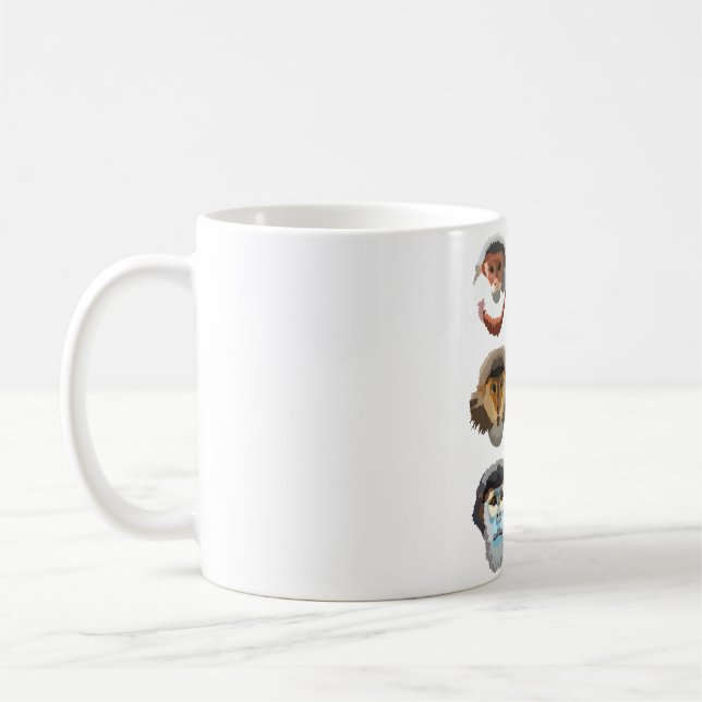 Caneca De Café D é para Douc Langur Monkey (Esquerda)