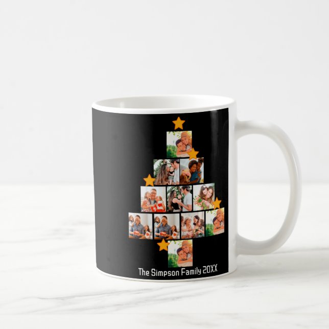 Caneca De Café D Fun Family Christmas 11 Photo Collage Baby  (Direita)