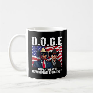 Caneca De Café D.O.G.E. Departamento de Eficiência do Governo