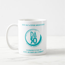 Caneca De Café DA50 Worldwide Virtual Convention Mug in Teal