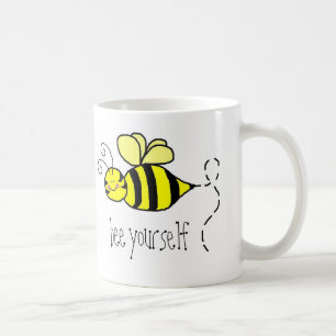 Caneca de café da abelha você mesmo