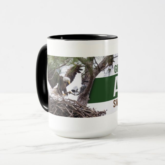 Caneca de café da ação (várias opções disponíveis) (Frente Esquerda)