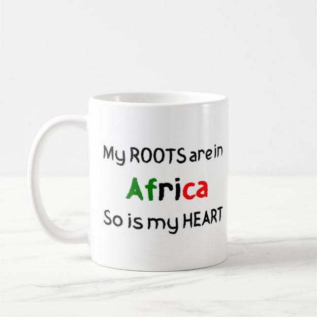 caneca de café da áfrica (Esquerda)