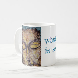 Caneca de café da arte de Buddha das citações d