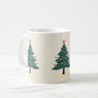 Caneca de café da Árvore de Natal Evergreen, Moder