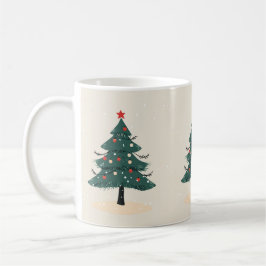 Caneca de café da Árvore de Natal Evergreen, Moder