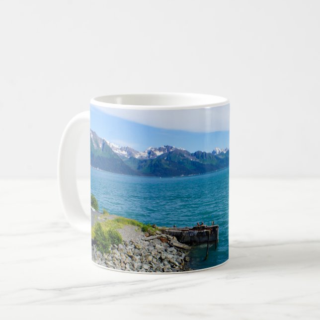 Caneca de Café da Baía da Ressurreição (Frente Esquerda)