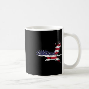 Caneca De Café Da Bald Eagle Us Flag Pocket America Men Wome