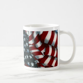 Caneca de café da bandeira americana