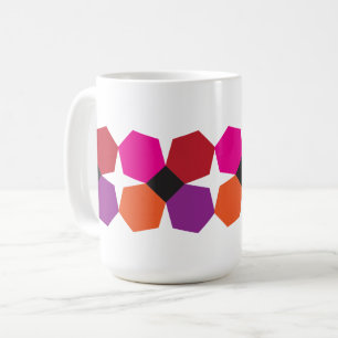 Caneca de café da bandeira da flor do PPE