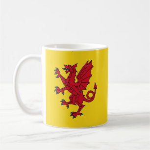 Caneca de café da Bandeira de Somerset