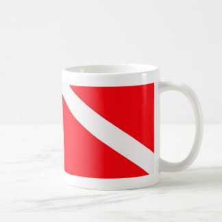 Caneca de café da bandeira do mergulho