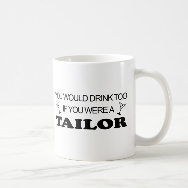 Caneca De Café Da bebida alfaiate demasiado - (Direita)