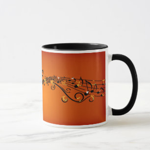 Caneca de café da borboleta do canto