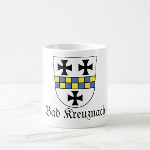 Caneca de café da brasão de Bad Kreuznach Wappen