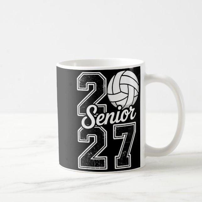 Caneca De Café Da Camisa Classe 2027 Volei Senior 2027 (Direita)