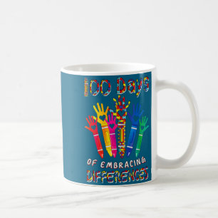 Caneca De Café Da Camiseta Conscientização do Autismo Abrace Dife