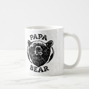 Caneca De Café Da "caneca do pai do urso preto do estilo do