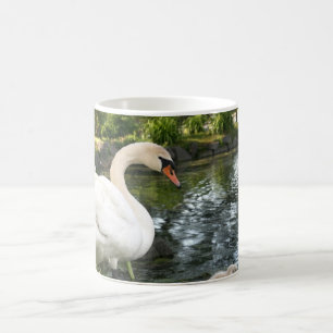 Caneca de café da cisne