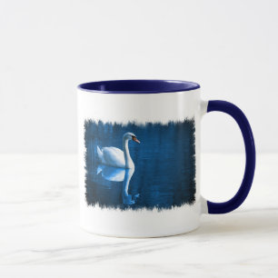 Caneca de café da cisne muda