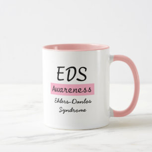 Caneca de café da conscientização da síndrome de E