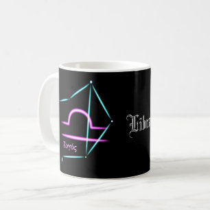 Caneca de Café da Constelação do Zodíaco Libra