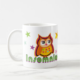 Caneca de café da coruja do Insomniac
