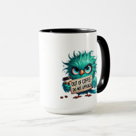 Caneca de Café da Coruja Engraçada, Caneca de Sem