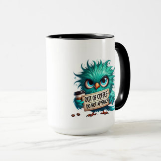 Caneca de Café da Coruja Engraçada, Caneca de Sem