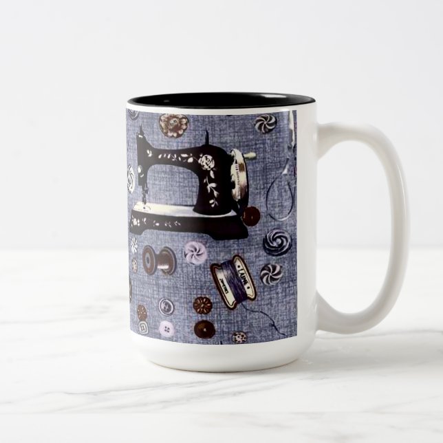 Caneca de café da costureira das máquinas de (Direita)