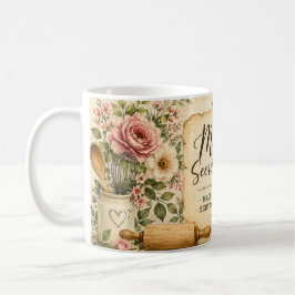 Caneca de Café da Cozinha com Receita Secreta da M