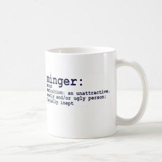 CANECA DE CAFÉ DA DEFINIÇÃO DE MINGER
