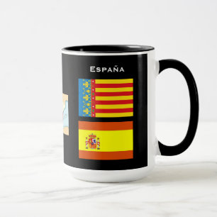 Caneca de café da espanha de Valencia*