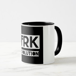 Caneca de café da evolução do novo T.R.K