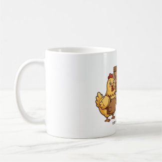 Caneca de Café da Fábrica de Nuggets da Galinha En