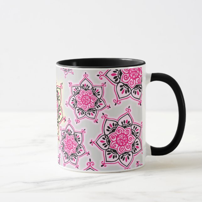 Caneca de café da flor de Lotus (Direita)