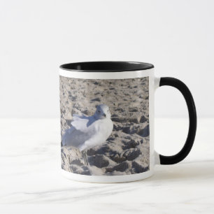 Caneca de café da gaivota de mar