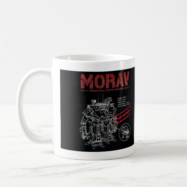 Caneca de café da geração 1 de MORAV (Esquerda)